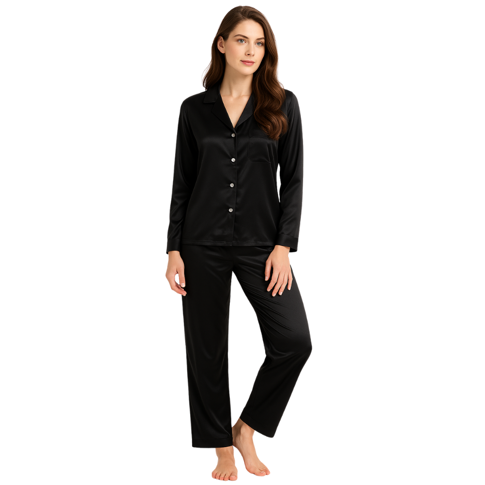 Skin Protecting, 100% Natural Mulberry Silk, Luxury Pajamas for Women - SilkyBerries