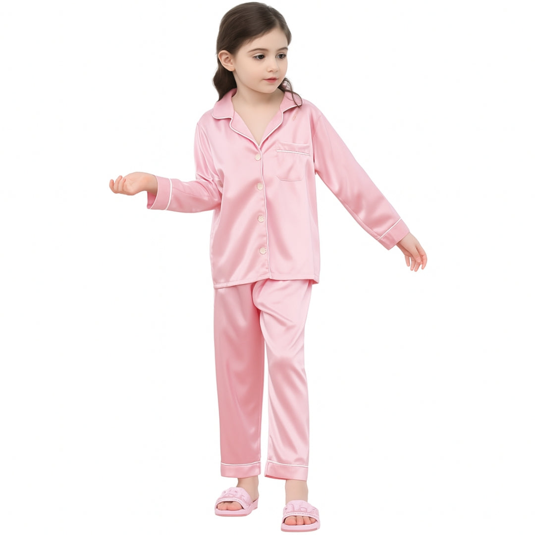 Skin Protecting, 100% Natural Mulberry Silk, Luxury Pajamas for Children