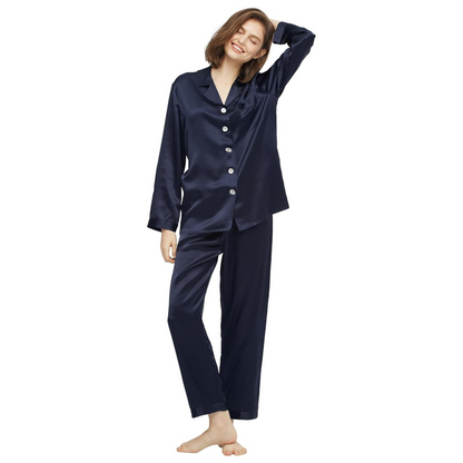 Skin Protecting, 100% Natural Mulberry Silk, Luxury Pajamas for Women