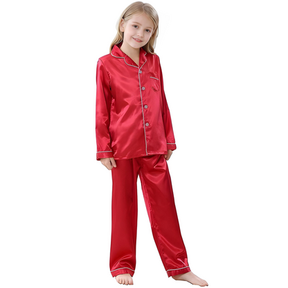 Skin Protecting, 100% Natural Mulberry Silk, Luxury Pajamas for Children