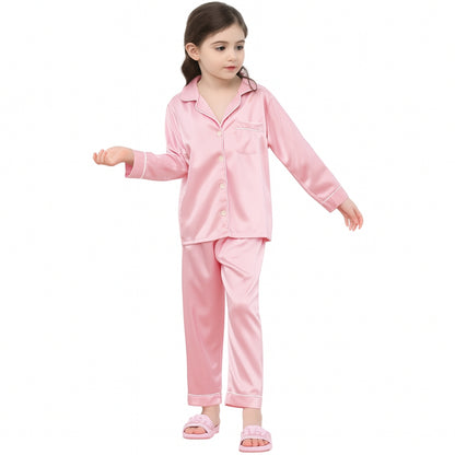 Skin Protecting, 100% Natural Mulberry Silk, Luxury Pajamas for Children