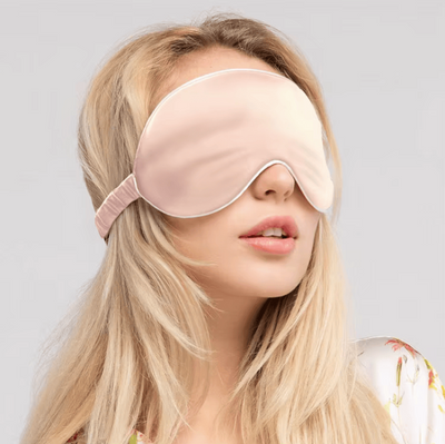 SilkyBerries 100% mulberry silk sleep mask, 19 momme light-blocking eye mask