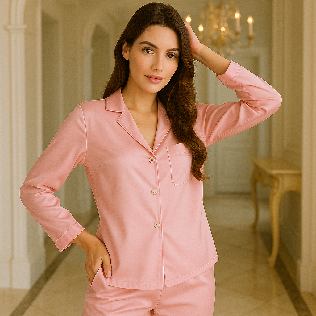 Skin Protecting, 100% Natural Mulberry Silk, Luxury Pajamas for Women